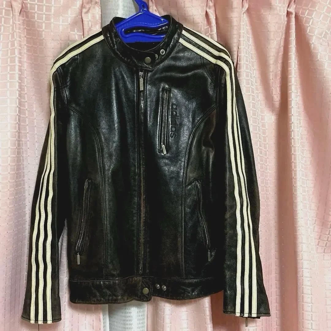 adidas Leather Outer Shell Black Coats, Jackets & Vests for Men