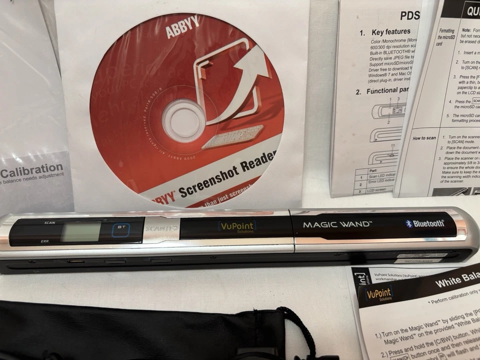 VuPoint Magic Wand PDSBT-ST43-VP Handheld Scanner - Image 2 of 4