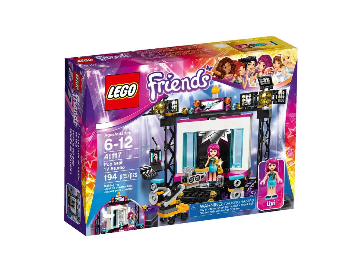 Lego Pop Star TV Studio 41117 Friends Minifigure Building Set