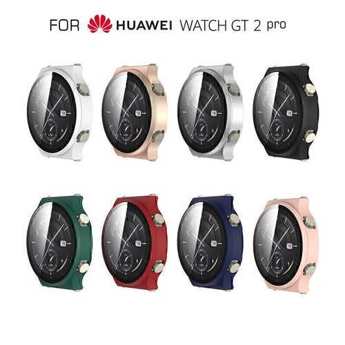 Watch Case Tempered Glass Screen Protector TPU Bumper Cover For Huawei GT2 Pro - Bild 2 von 19