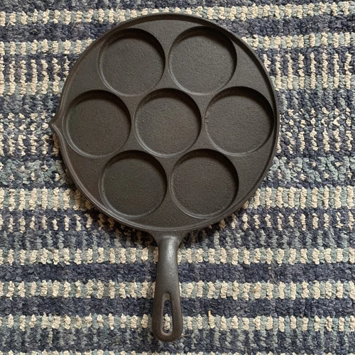Vintage Griswold Unmarked Cast Iron 1950s Plett Pan Skillet - Nice