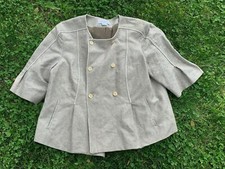 SALE  Calvin Klein Linen Blend Double Breasted Jacket Blazer 16W 16 W    sj17j3