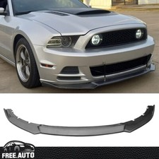 Fits 13-14 Ford Mustang Front Bumper Lip Spoiler Ikon Style Carbon Fiber Print