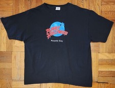 Planet Hollywood 1991 Atlantic City T-Shirt Men Sz XXL Black Graphic Made In USA
