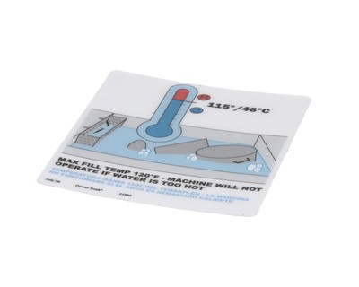 Power Soak Systems Inc Decal Ps-2Xx Max Temperature 31989 - Free Shipping +