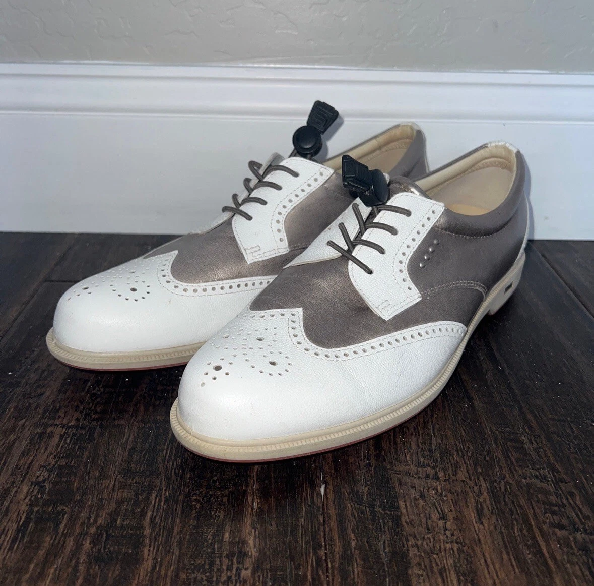 Scarpe da golf a coda di rondine Ecco bianche da donna taglia 42