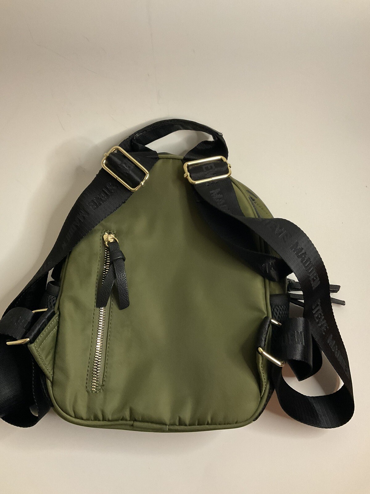 Steve Madden Mini Force Backpack Green Nylon Logo… - image 2
