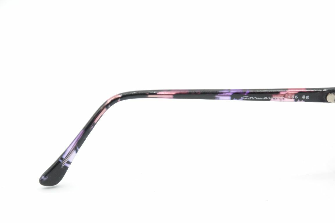 Lunettes Vintage Gormanns 59929 – Monture Ovale Rouge Et Vert En Acétate, Style Rétro Unisexe