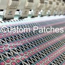 Personalized Logo Custom Made Iron on Patch Badges Emblems Embroidered DIY Patch
