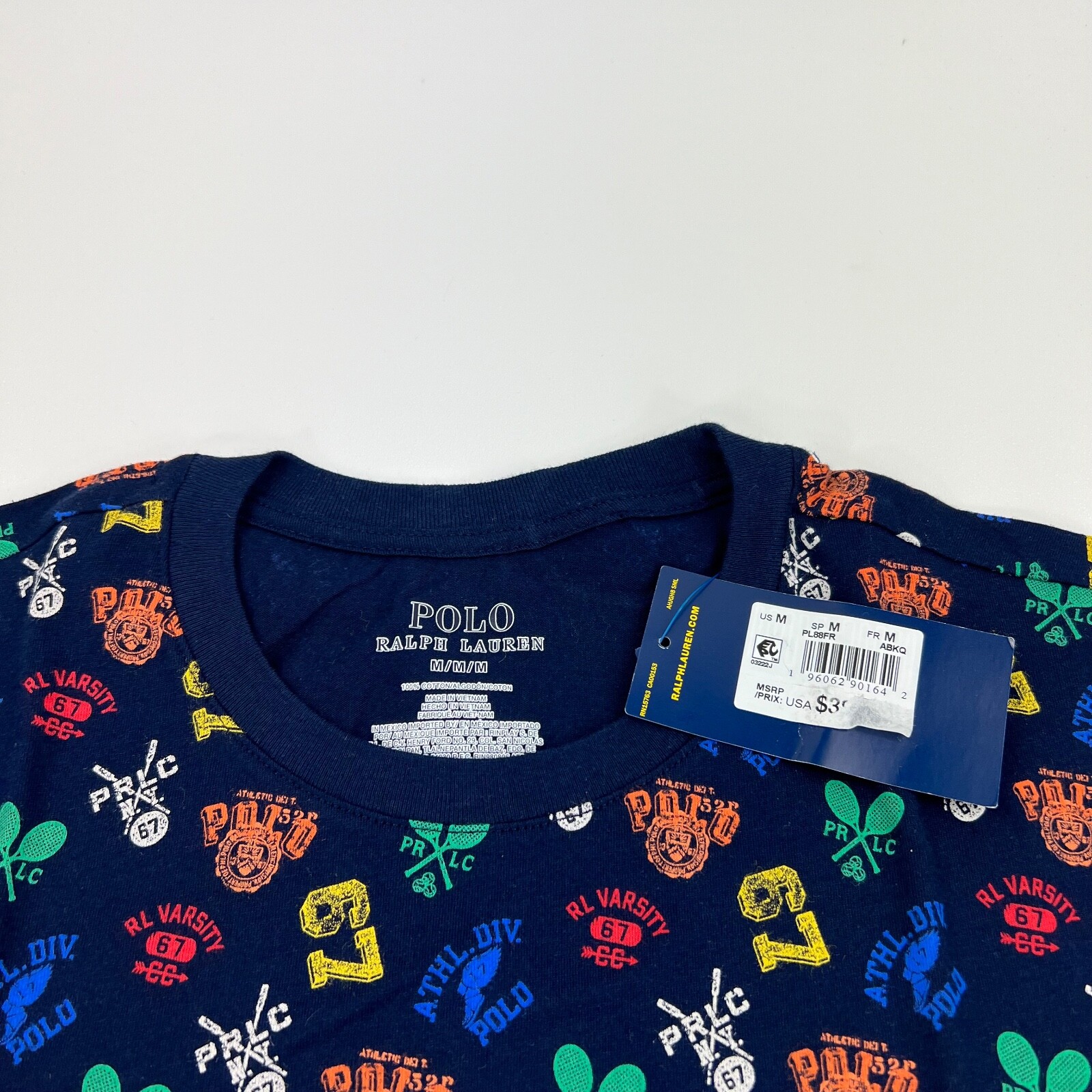 Polo Ralph Lauren Mens TShirt Pony Graphic All Over Print Short Sleeve