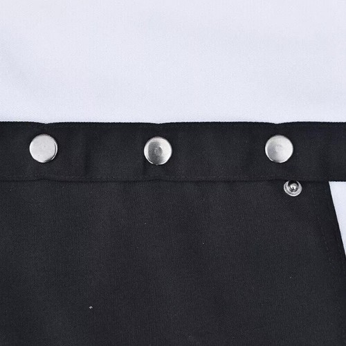 Chefs Kitchen Cooking BBQ Plain Denim Canvas Pockets Apron Butcher Crafts Baking - Picture 8 of 14