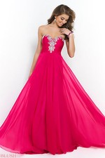 Blush 9984--Color: Cerise--Size 6 --Prom Dress