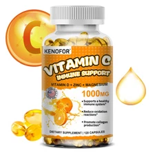 Vitamin C 700mg - 30/60/120tab Support Immune System w/ Vitamin D,Zinc,Magnesium
