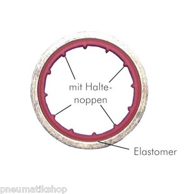 Dichtring, ELASTO, Flachdichtung, Dichtung, Gewindedichtung, ELASTO