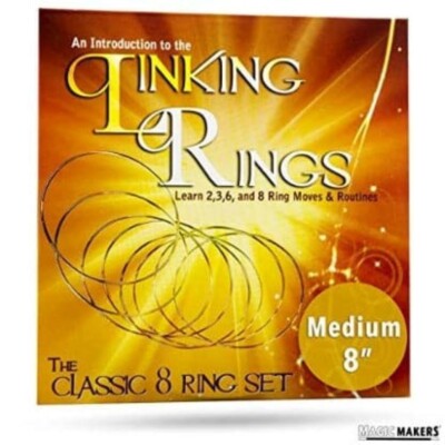 Linking Rings - 8 Ring/8'' Set - Stainless Steel - Make Rings Link Together!
