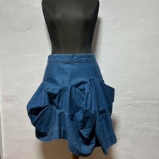 Vivienne Westwood Red Label Asymmetrical Design Denim Skirt Size 2 JAPAN USED