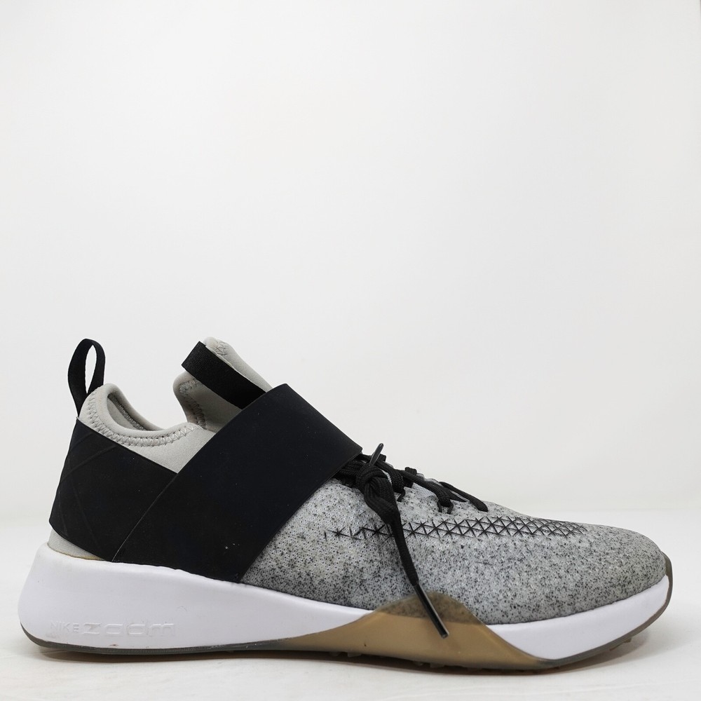 Women’s Nike Air Zoom Strong Training Shoes Grey Black - Size 8