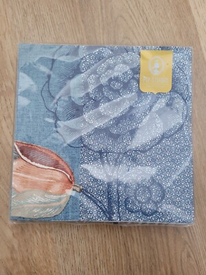 *neu* Pip Studio Servietten Napkins Spring To life Blue Blau 20 Stk.