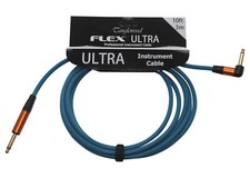 Tanglewood Flex "Braided' Cable 10ft Straight / Angled in Blue