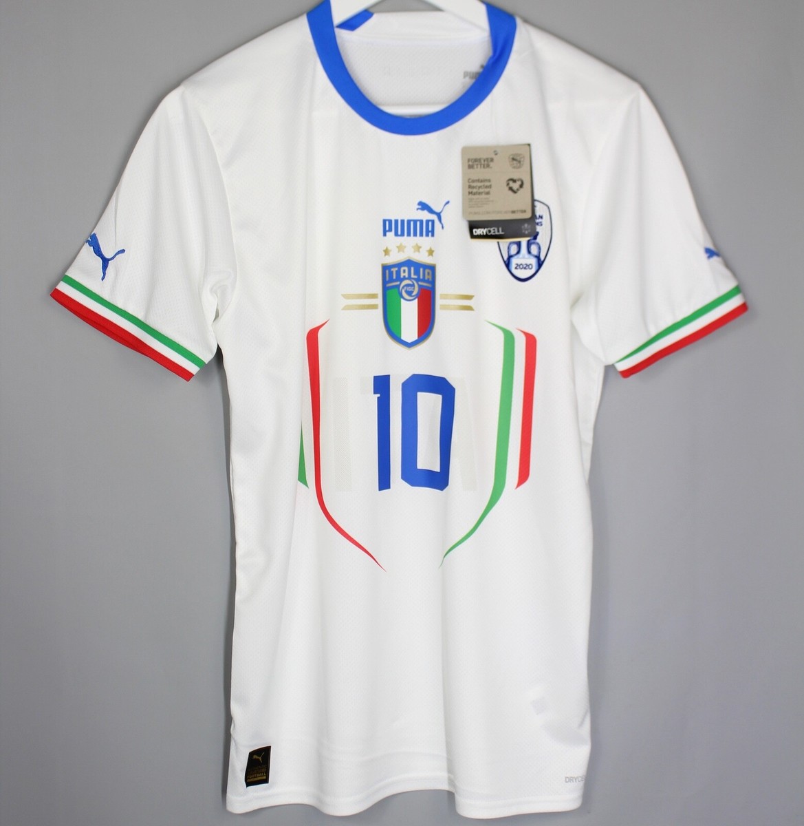 BNWT ITALY NATIONAL TEAM 2022 2023 AWAY FOOTBALL SHIRT JERSEY #10 INSIGNE