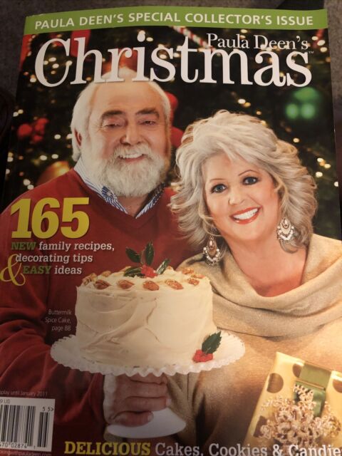 Paula Deen S Christmas 2011 Special Issue Magazine 165 Recipes For Sale Online Ebay