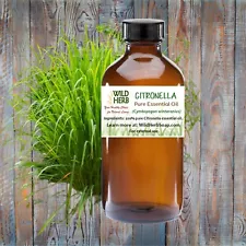 CITRONELLA ESSENTIAL OIL | Pure Organic | US Seller | High Quality | Choose Size