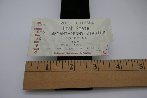 2005 Utah State v Alabama Football Ticket 10/29 Bryant-Denny Stadium - Picture 3 of 3
