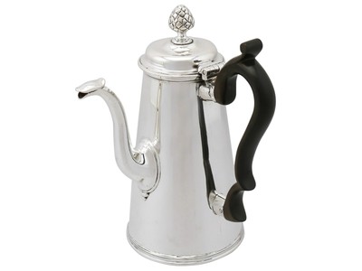Victorian Sterling Silver Coffee Pot 