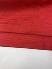 Folded red vintage Disneyland Mickey Mouse T-shirt with single stitch, white background, and USA Made label on collar.