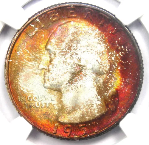 1951-S Washington Quarter 25C - Certified NGC MS68 - Rare in MS68 - $3,000 Value