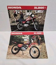 Vintage Honda 1980 XL250S  XL125S Dealer Brochure Advertisement Dirt Bike Trail