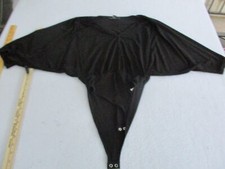 Forever 21 contemporary black bodysuit sz s