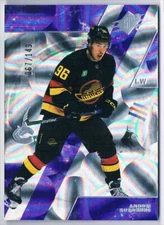2023-24 SPX PARALLAX PURPLE ANDREI KUZMENKO 067/149 VANCOUVER CANUCKS #38