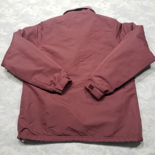 Cabelas Jacket Womens Medium Purple Maroon Zip Up Fleece Lined Outdoors - Picture 7 of 11