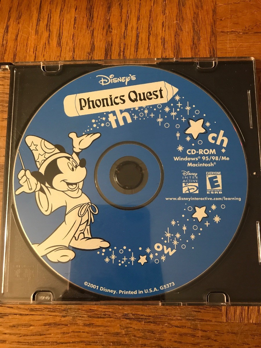 Disney's Phonics Quest Computer Game | eBay