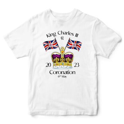 King Charles Krönung Kinder T-Shirt 2023 Kings Street Party 6. Mai Souvenirs