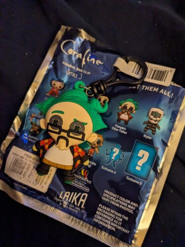 Coraline NEW *Pumpkin Other Father* Blind Bag Monogram Key Chain Series 3 - Picture 1 of 2