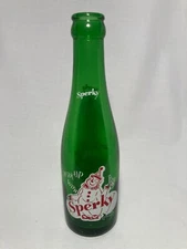 1965 perk up with Sperky Monongahela, PA. Vintage clown picture ACL soda bottle