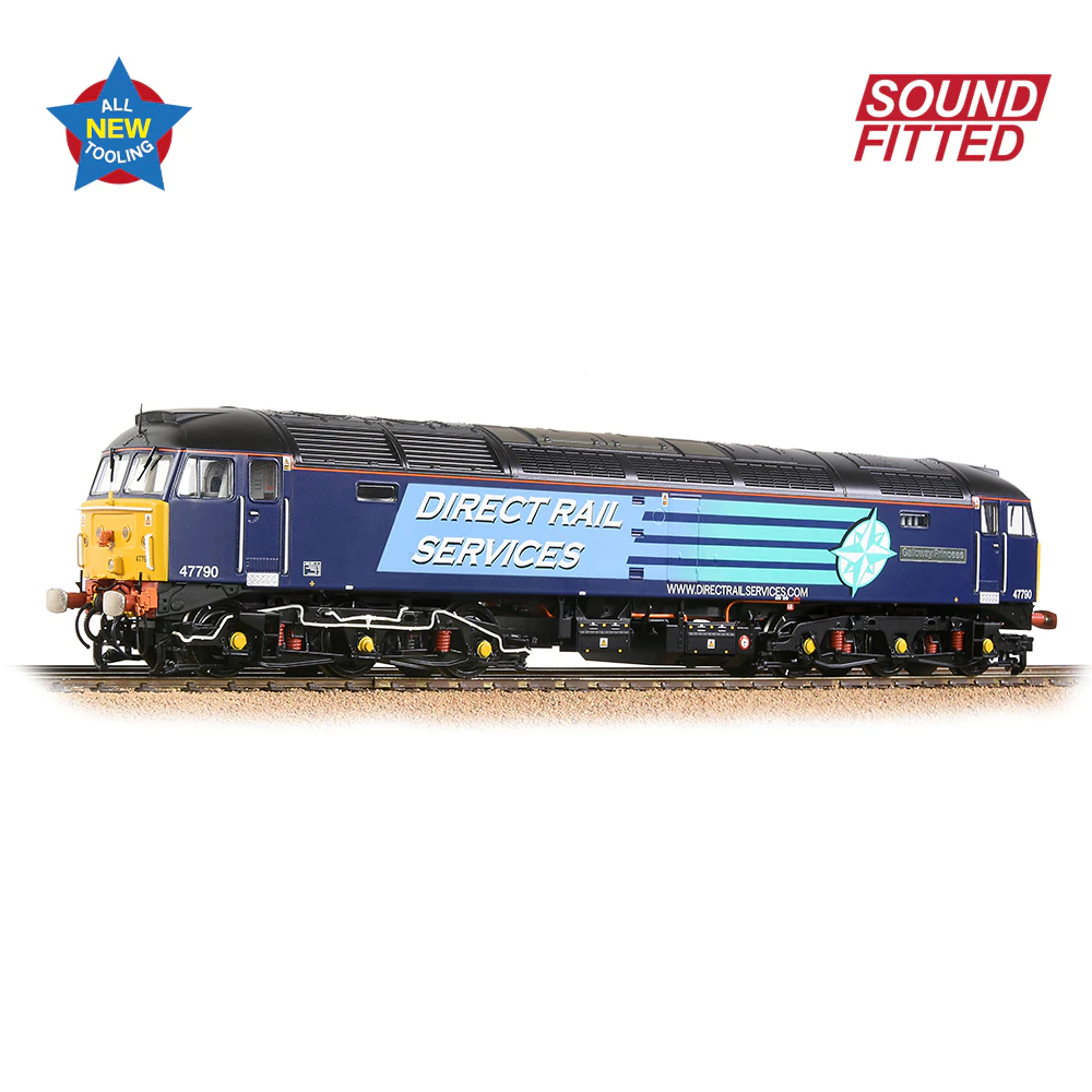 Bachmann 35-432SF OO Gauge Class 47 47790 Galloway Princess DRS DCC SOUND
