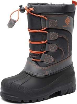 THINSULATE Kids Waterproof Dream Pairs Snow Boots Navy