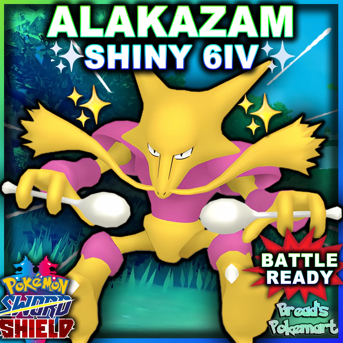 Pokemon Sword and Shield Alakazam