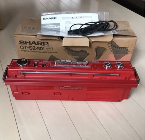 BRAND NEW Sharp QT-S2-RD Boombox RED With BOX JAPAN RARE - Picture 3 of 9