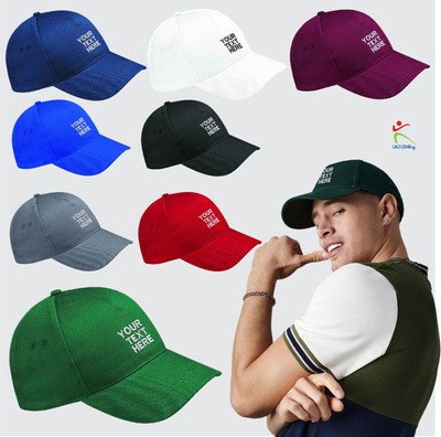  Baseballkappe Baseballkappe maßgeschneidert bestickt Firmenlogo cool Freizeit Arbeitskleidung Unisex MÜTZE