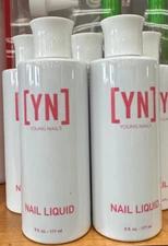 Young Nails Monomer Nail Liquid for Acrylic Nails 6 Fl. Oz./ 177ml - Pack of 2
