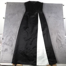 Vintage 80s Gunne Sax Jessica McClintock Black Crystal Prom Party Dress Size 5