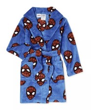 Marvel Spiderman Boys Luxe Plush Robe Size 8