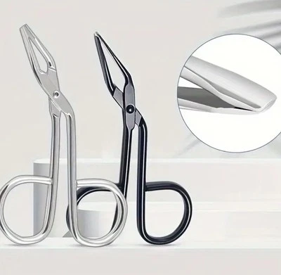 2X Tweezers Scissor Action Eyebrow Tweezers Easy Grip for men and women