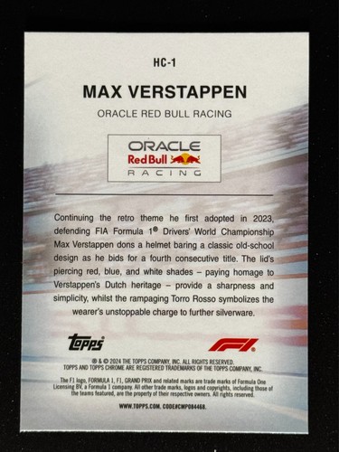 2024 Topps Chrome Formula 1 F1 - HELMET - PICK YOUR CARD | COMBINED SHIPPING! - Bild 2 von 30