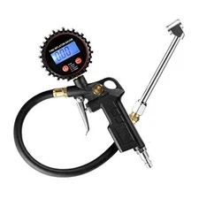  Digital Tire Inflator Pressure Gauge, LED Display Tyre Deflator Gage with 
