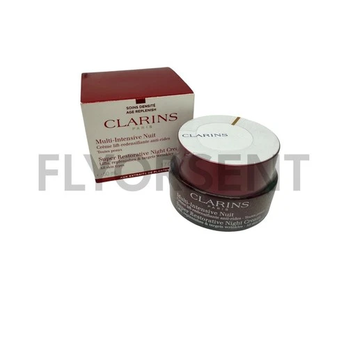 Clarins Super Restorative Night Cream All Skin Types 50 ml - 1.7 oz NIB